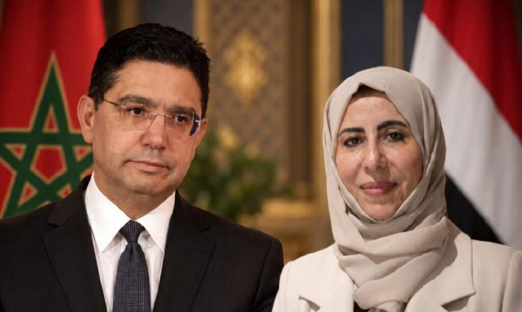 باب المندب يدخل خط الرباط وعدن.. بوريطة يجدد دعم قيادة اليمن ويدعو الزوبة إلى المغرب ناصر بوريطة خلال مباحثات حول العلاقات بين المغرب واليمن وتطورات باب المندب